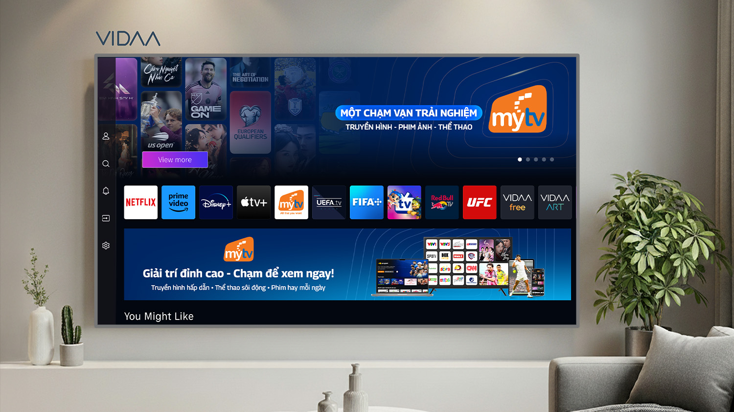 MyTV chính thức có mặt trên hệ điều hành VIDAA – Trải nghiệm giải trí đỉnh cao ngay tại nhà
