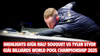 HIGHLIGHTS giữa Ralf Souquet vs Tyler Styer - Giải billiards World Pool Championship 2025