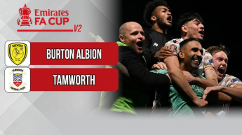 Burton Albion vs Tamworth - FA Cup 2024/25