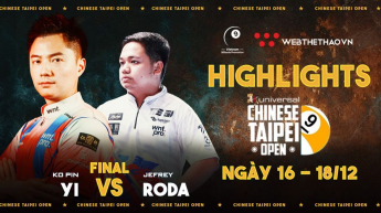 Hightlights - Chung kết - KO PIN YI vs JEFREY RODA - Universal Chinese Taipei Open 2024 
