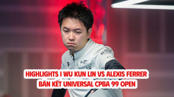 Highlights giữa Wu Kun Lin vs Alexis Ferrer - Bán kết Universal CPBA 99 Open