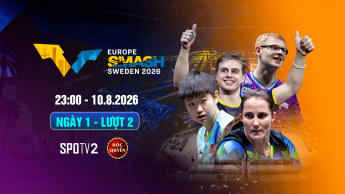Giải bóng WTT Europe Smash 2026  Ngày 1_lượt 2