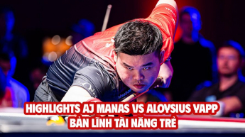 Highlights AJ Manas vs Aloysius Yapp - BẢN LĨNH TÀI NĂNG TRẺ - World Pool Championship 2025