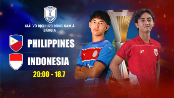 U23 Philippines - U23 Indonesia - Giải Bóng đá U23 vô địch Đông Nam Á