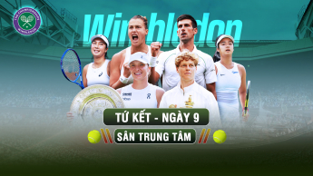 Wimbledon 2026  Tứ kết_ngày 9 (sân trung tâm)