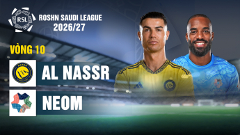 Al Nassr vs Neom Vòng 10 Roshn Saudi League 2026/27