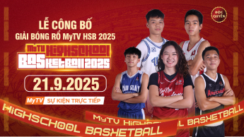 Lễ công bố Giải Bóng rổ MyTV HSB 2025