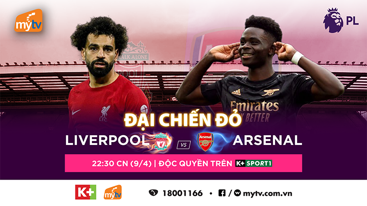 Thể thao cuối tuần trên MyTV: Tâm điểm cuộc đụng độ Liverpool – Arsenal