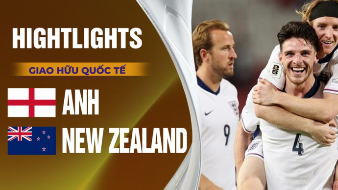 Anh vs New Zealand Giao Hữu Quốc Tế 2026