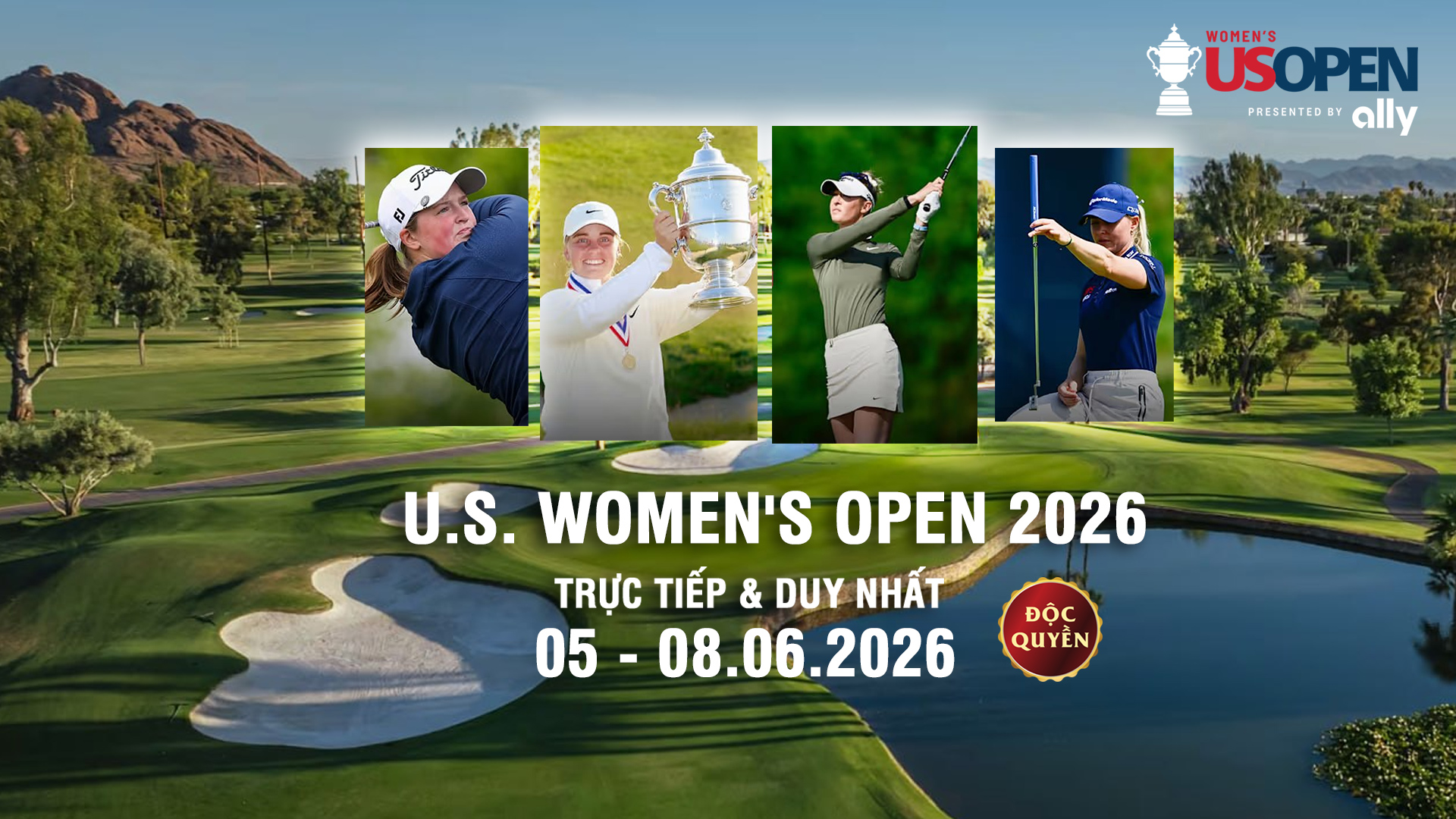 Xem Trực Tiếp U.S. Women’s Open 2026 Độc Quyền Trên SPOTV - Truyền Hình MyTV